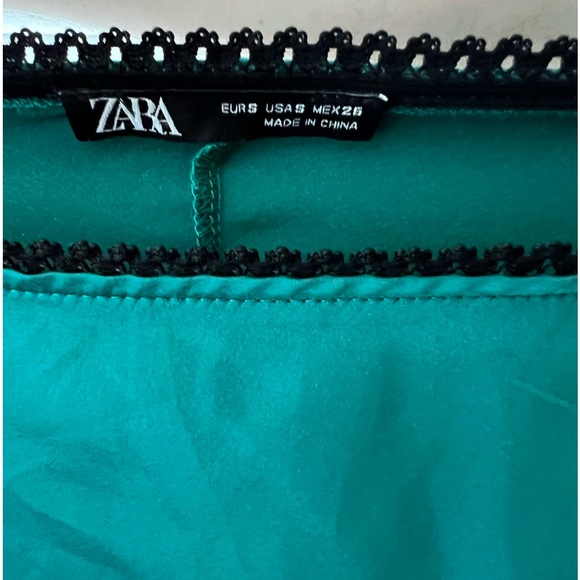 Zara Teal midi skirt - Picture 2 of 5